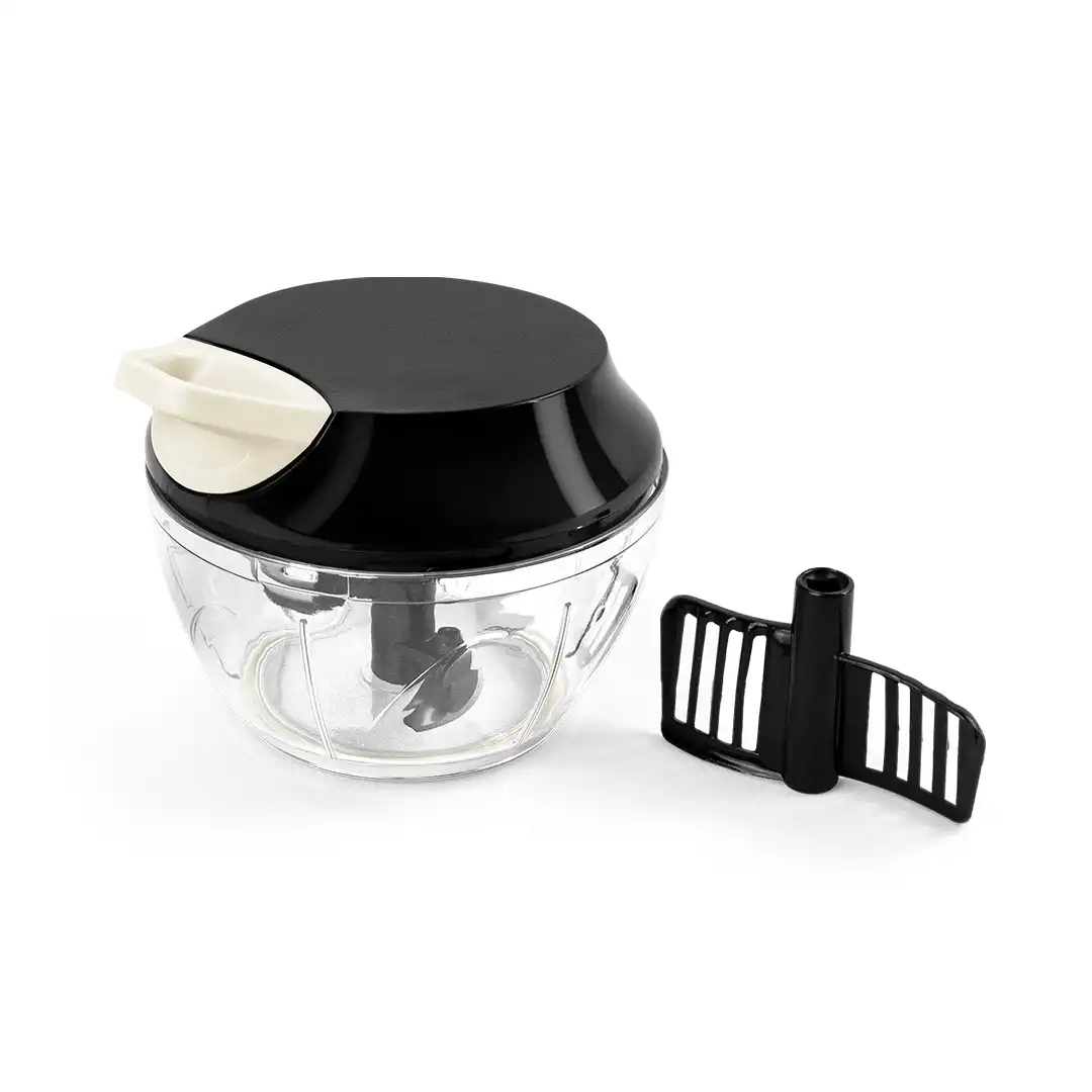 PROCESSADOR MANUAL DE ALIMENTOS MULTIFUNCIONAL PRETO 14CM