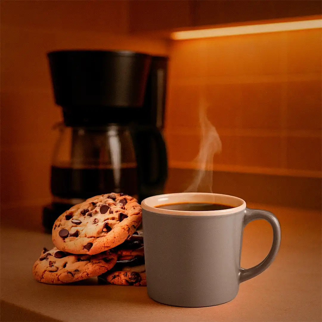 CANECA DE PORCELANA CINZA 340ML