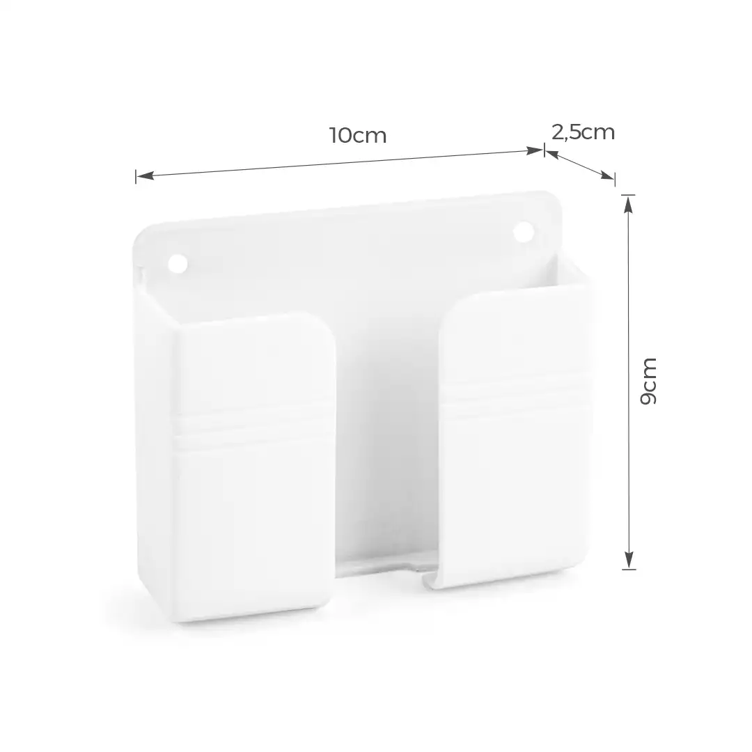 SUPORTE DE PAREDE PARA CELULAR COM ADESIVO – PLÁSTICO PP