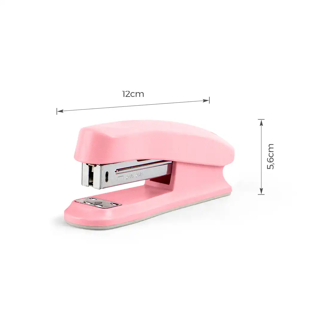 GRAMPEADOR DE MESA COM CAIXA DE GRAMPOS 24/6 – SORTIDO