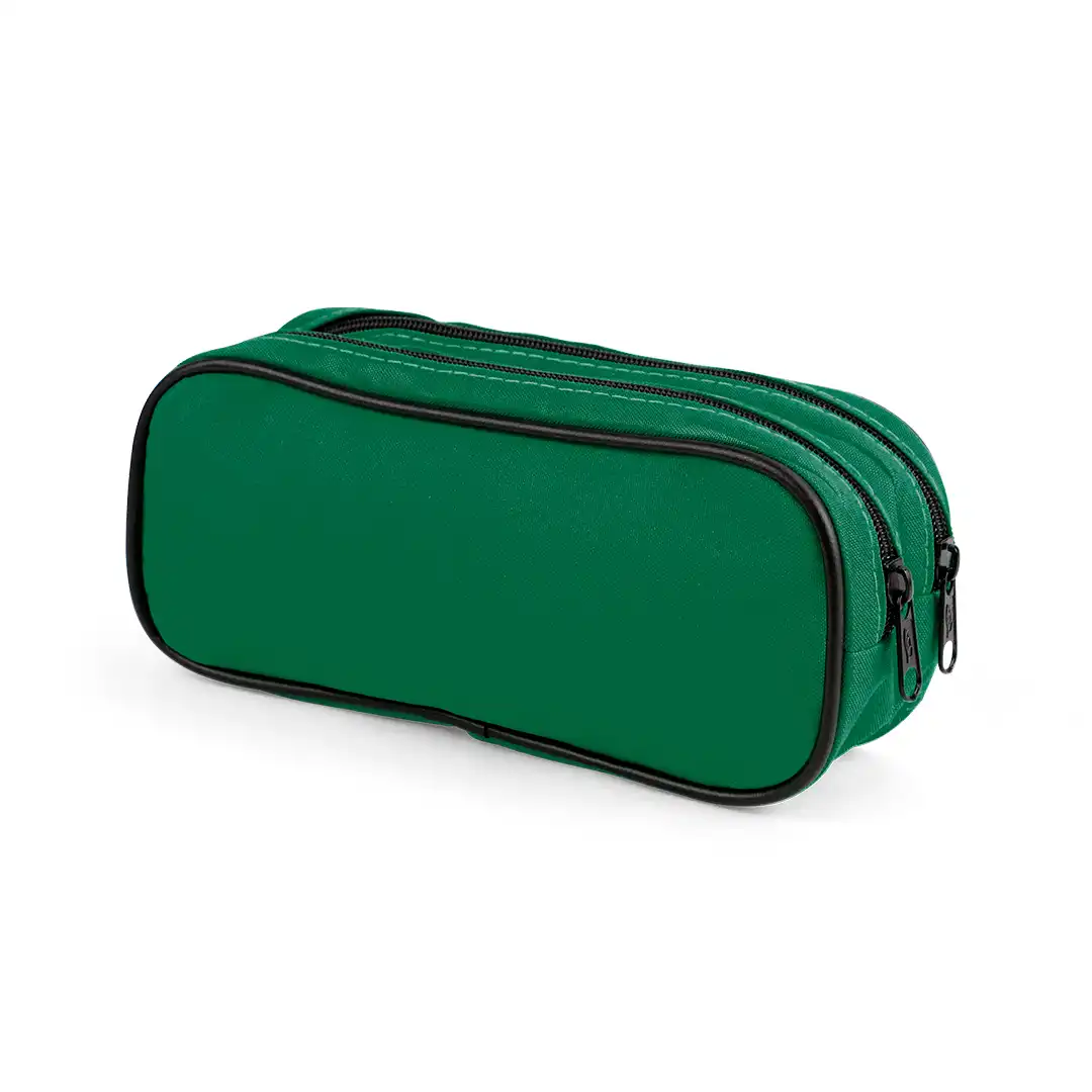 ESTOJO DE TECIDO COM ZÍPER DUPLO - SORTIDOS