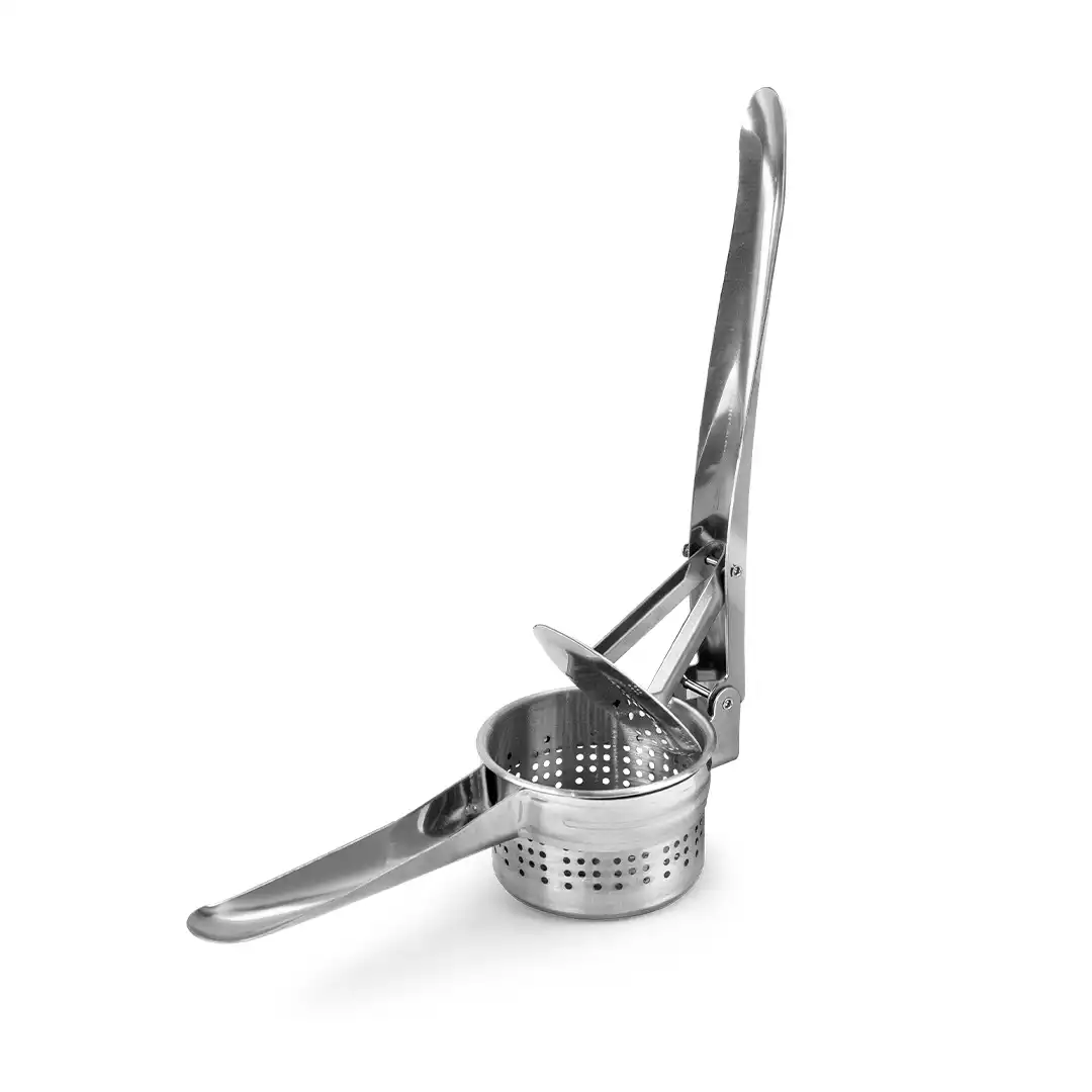 ESPREMEDOR DE BATATA E FRUTAS MANUAL EM INOX – 26CM