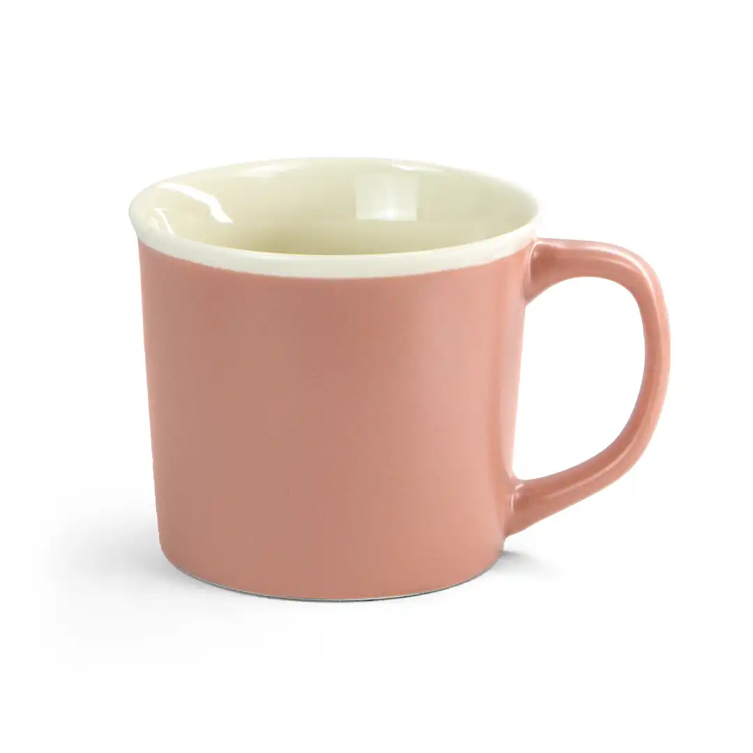 CANECA DE PORCELANA ROSA 340ML