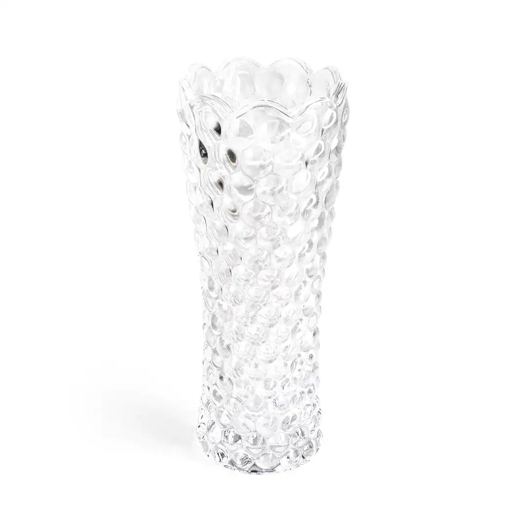 VASO DE VIDRO BOLINHA