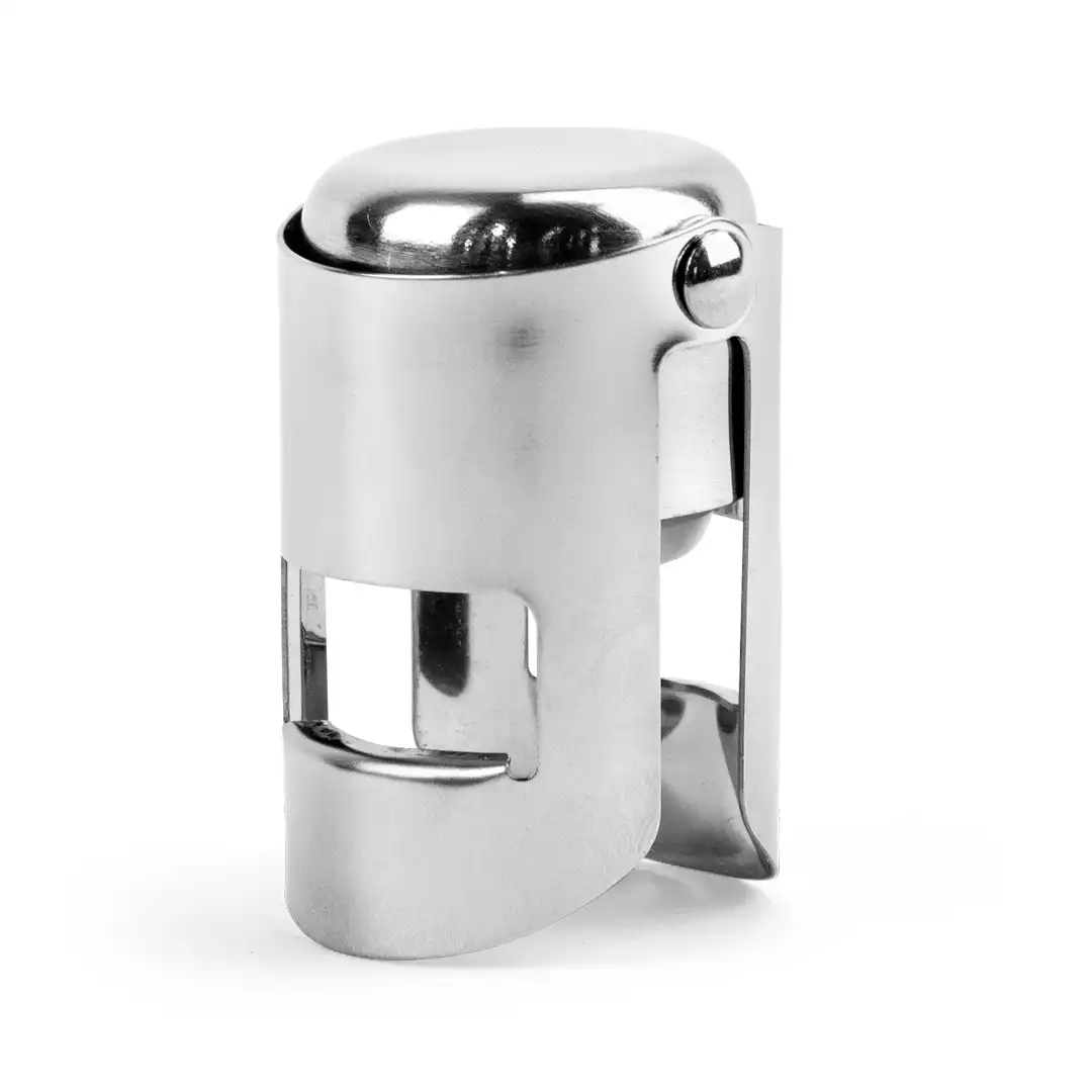 TAMPA PARA GARRAFA EM AÇO INOX E SILICONE