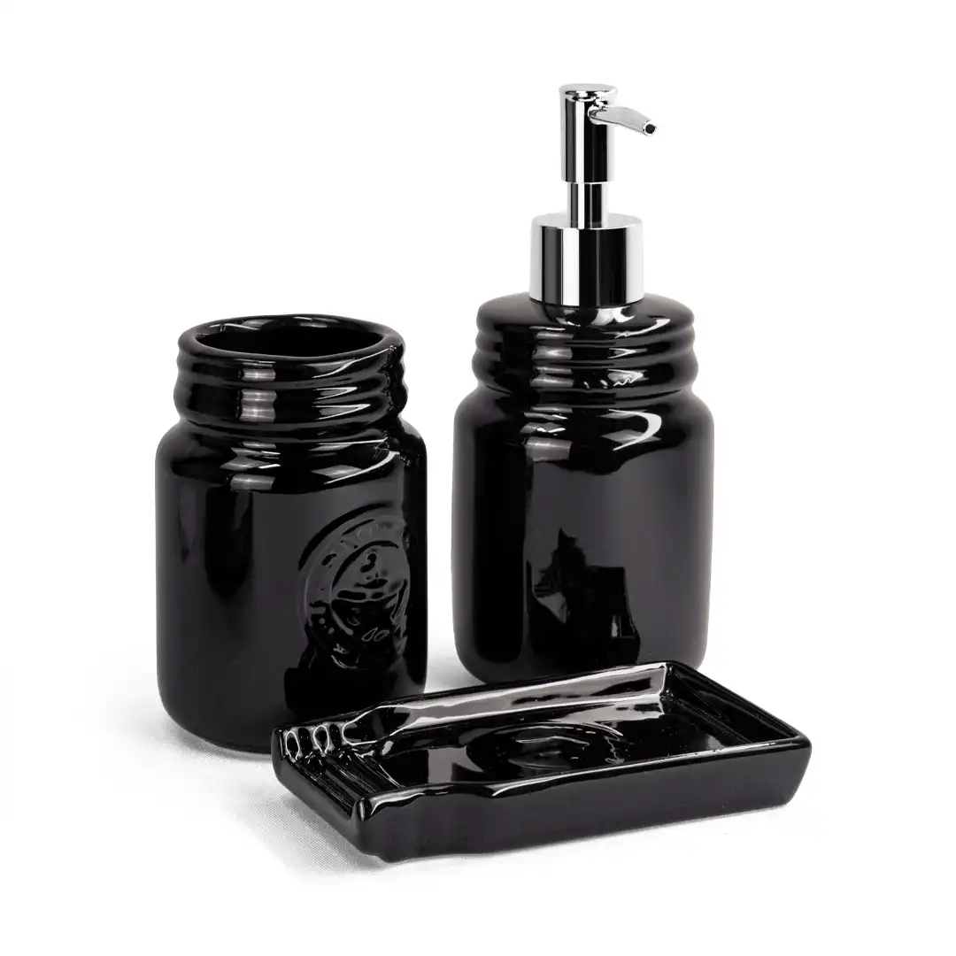 KIT LAVABO BANHEIRO PORCELANA – 3 PEÇAS