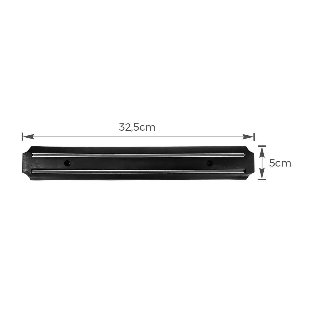 SUPORTE MAGNÉTICO 32,5 CM – ORGANIZADOR DE COZINHA EM PAREDE