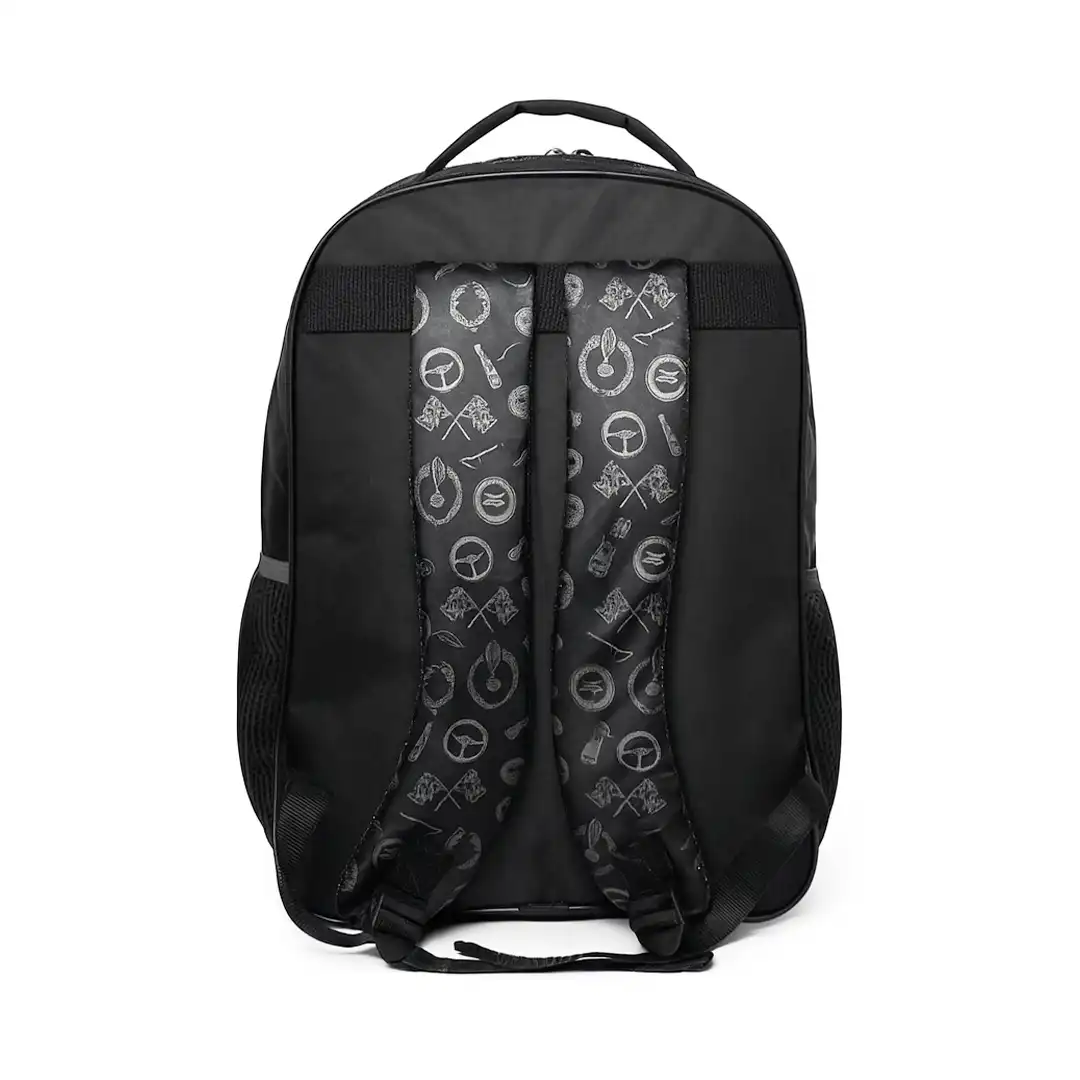 MOCHILA INFANTIL CRAZY SPEED CARRO ESPORTIVO 43CX31CM PRETO