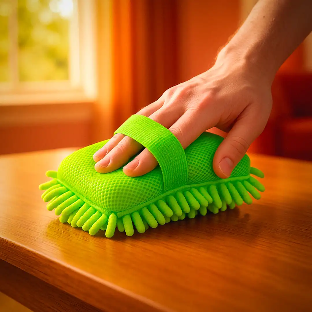 ESPONJA DE MICROFIBRA COM PEGADOR