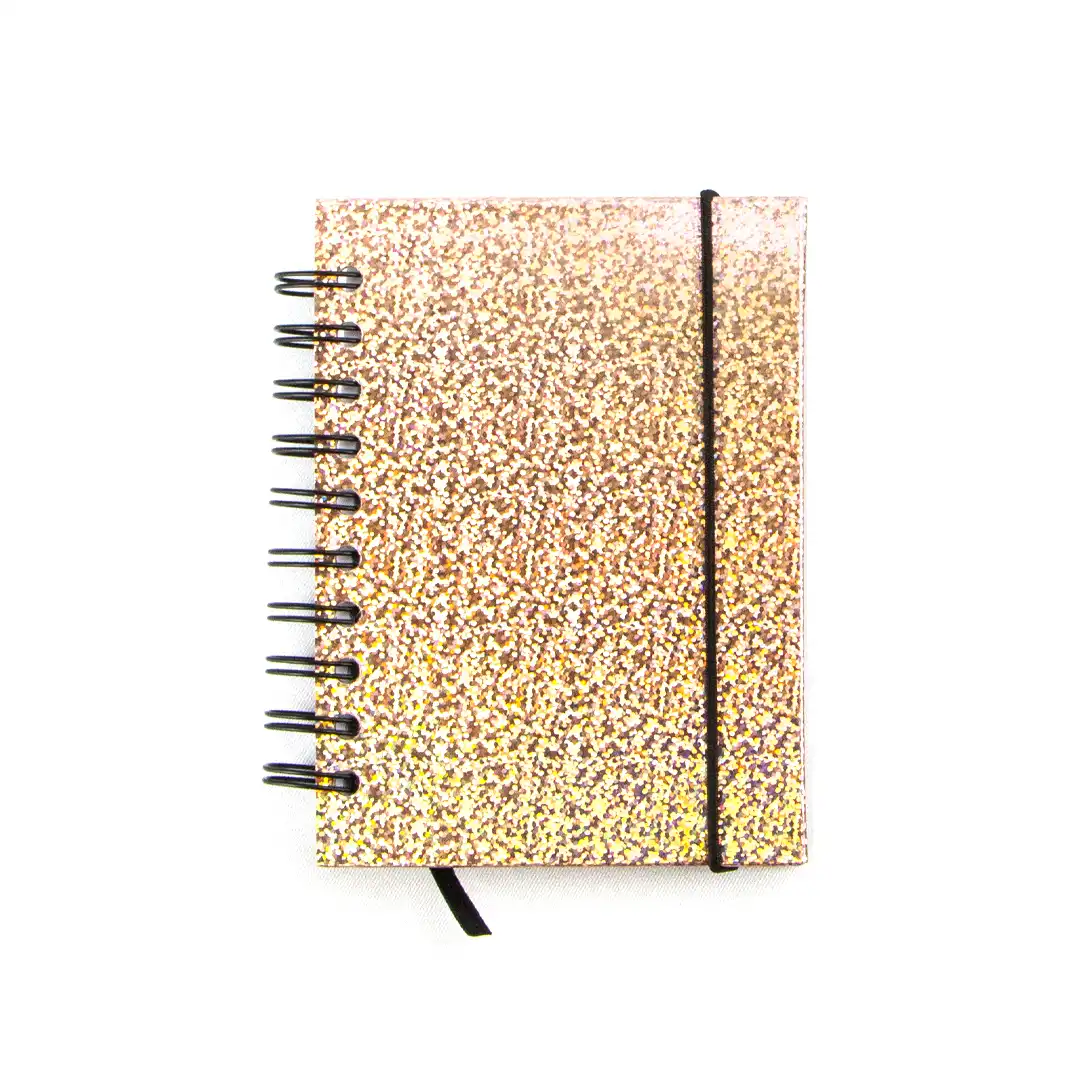 AGENDA ESPIRAL 2026 COM CAPA DURA E ELÁSTICO 11X15CM – SORTIDAS