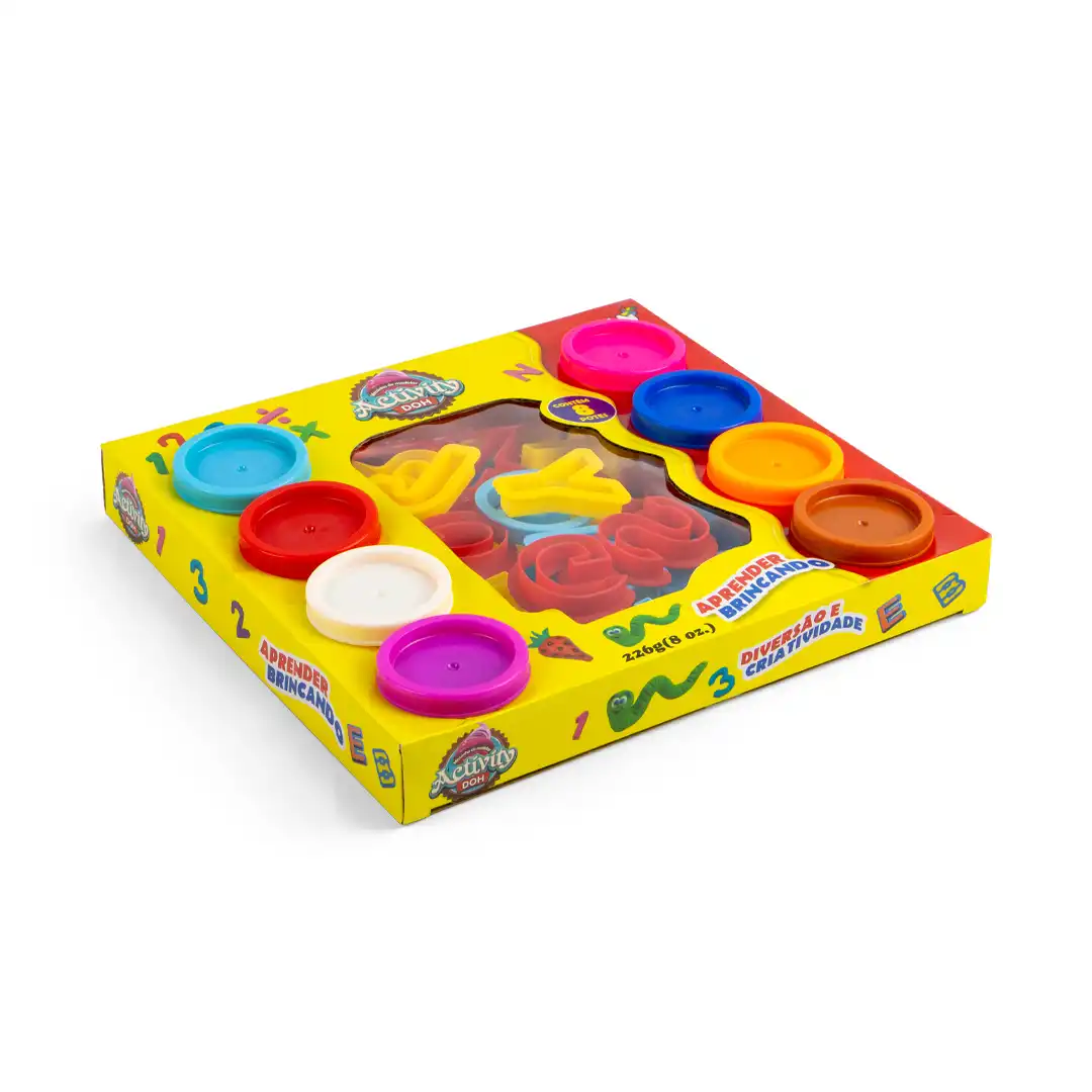 KIT 12 MASSINHA COM LETRAS 226G