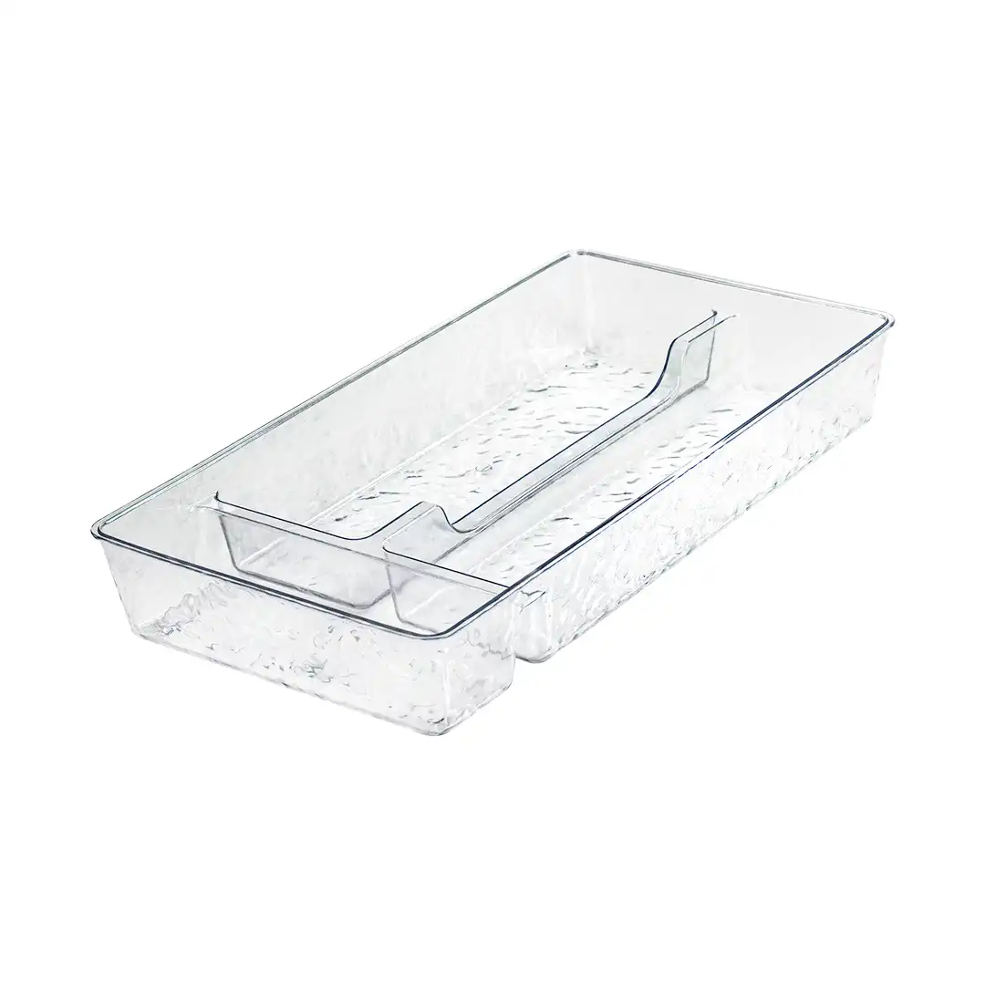 ORGANIZADOR RETANGULAR MULTIUSO PLÁSTICO TRANSPARENTE 30,5CM