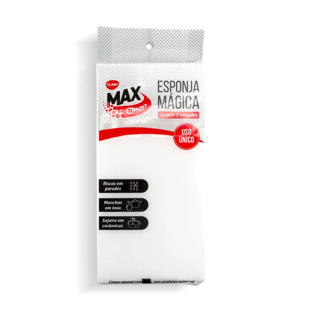 ESPONJA MÁGICA DE CIANURAMIDA – KIT COM 3 UNIDADES