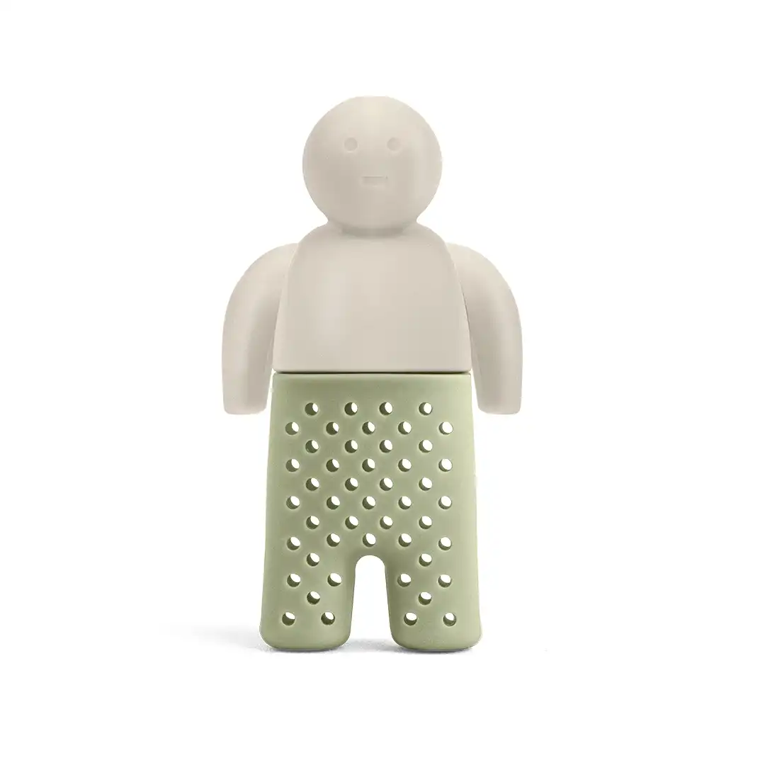 DIFUSOR DE CHÁ EM SILICONE FORMATO BONECO -SORTIDOS