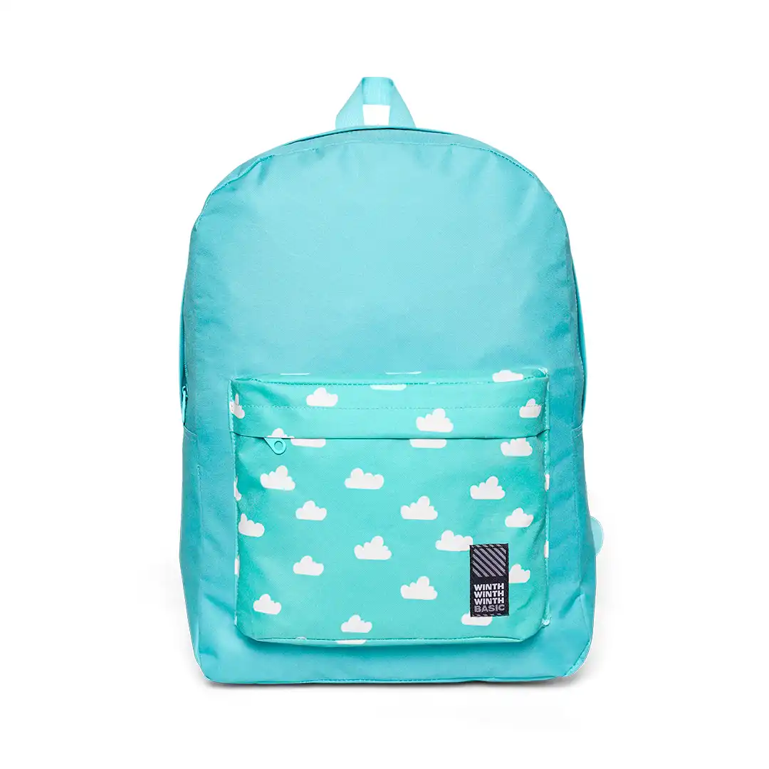 MOCHILA COLOR FEMININA 2 DIVISÕES 46X30CM AZUL