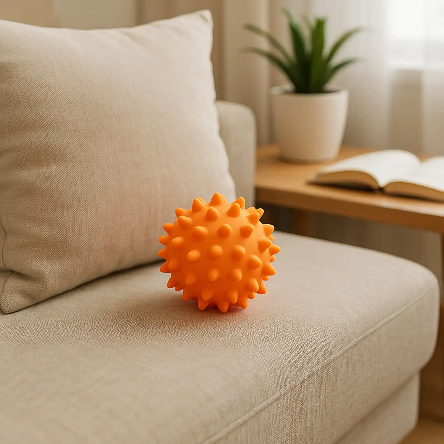 BRINQUEDO MORDEDOR PET BOLA DE ESPINHOS