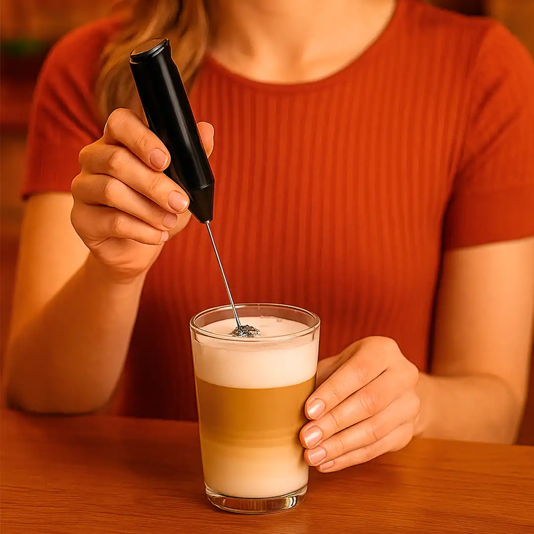 MINI MIXER PORTÁTIL PRETO - 2 PILHAS AA