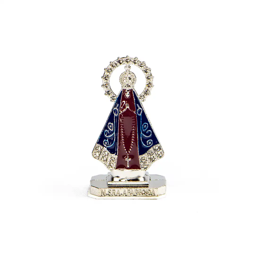 IMAGEM NOSSA SENHORA APARECIDA ADESIVA EM FERRO – KIT 12 UNIDADES