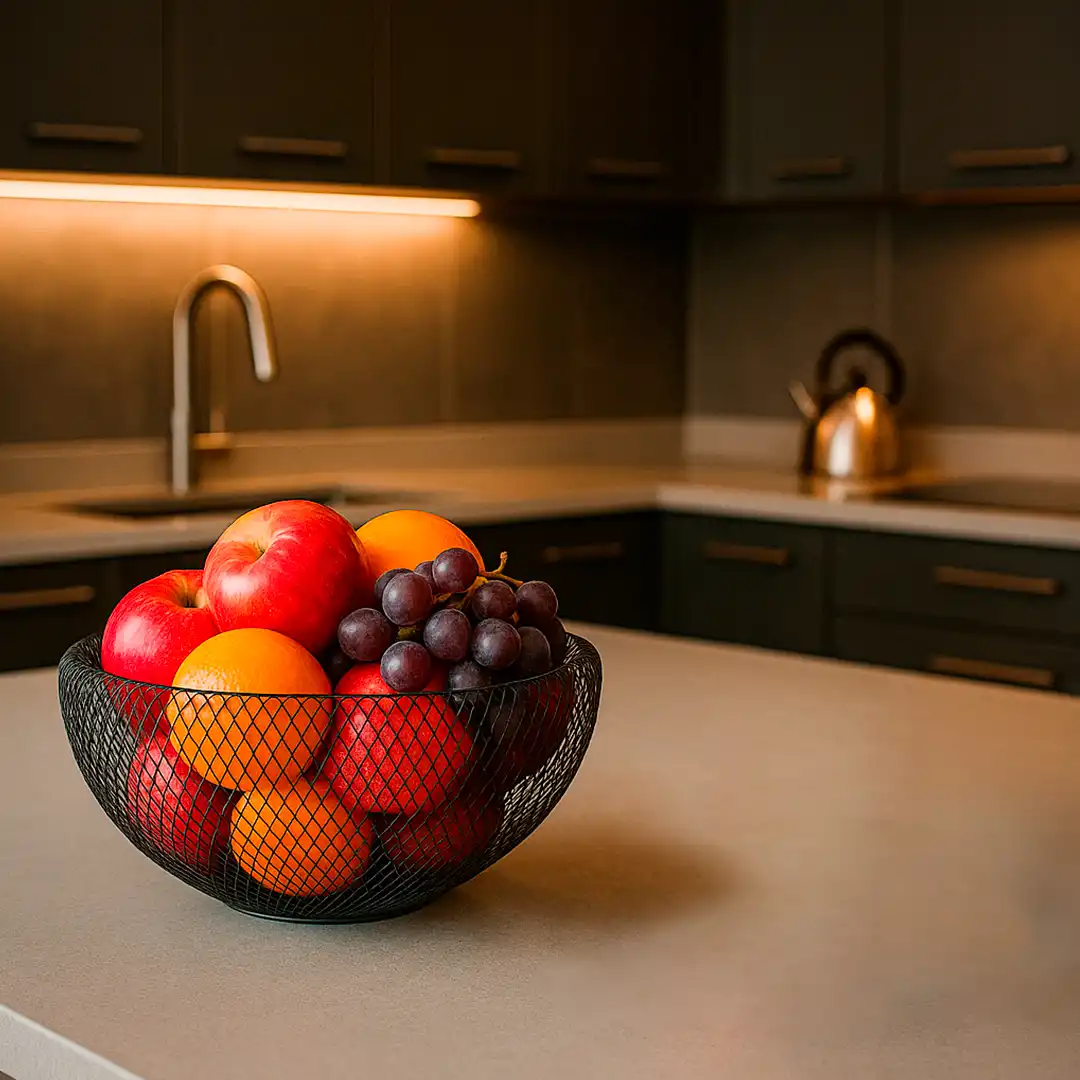 CENTRO DE MESA DECORATIVO EM AÇO ARAMADO PRETO 29CM