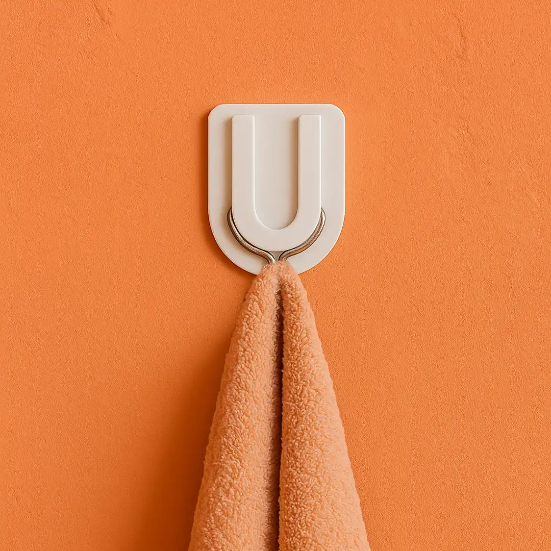 KIT COM 9 GANCHOS ADESIVOS MULTIUSO SUPORTA ATÉ 2KG FIXAÇÃO SEM FUROS