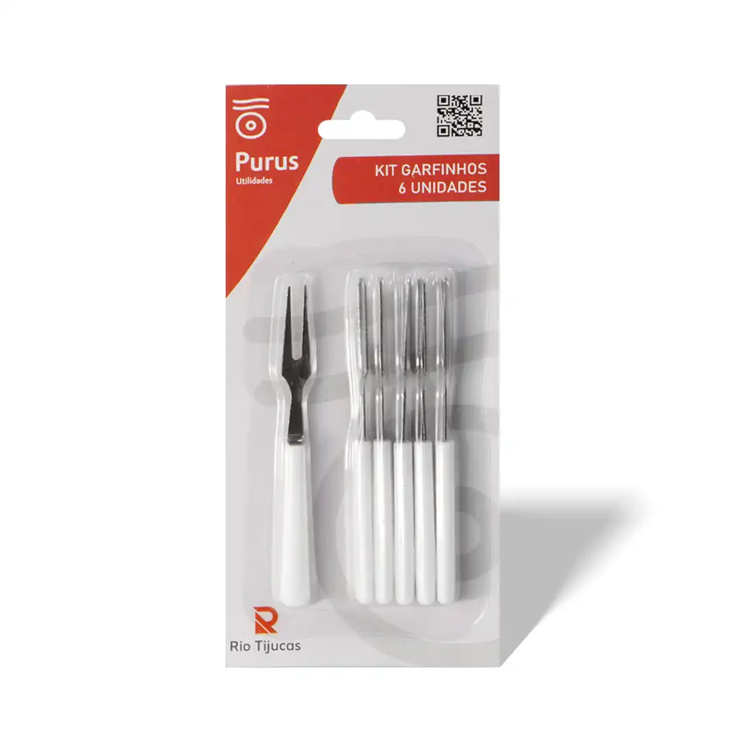 KIT 6 GARFINHOS PARA PETISCO – IDEAL PARA QUEIJOS, FRUTAS E FRIOS