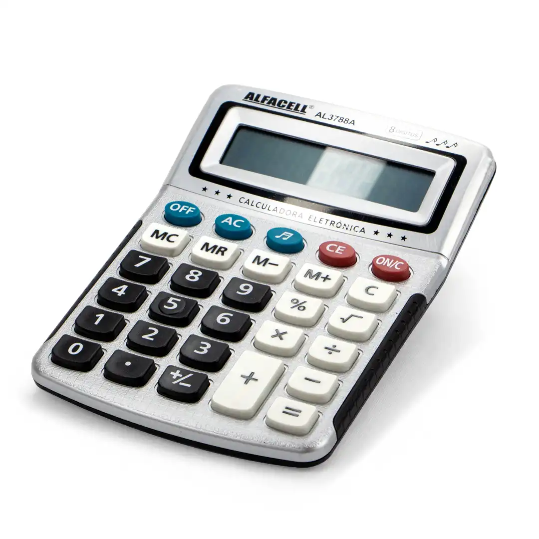 CALCULADORA ELETRÔNICA 8 DÍGITOS – 1 PILHA AAA