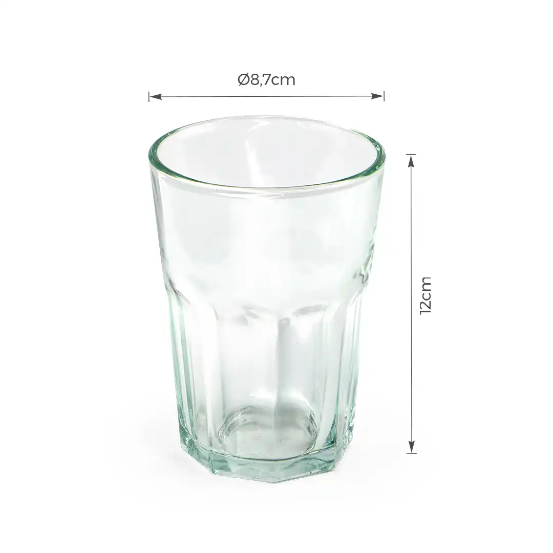 COPO DE VIDRO TRANSPARENTE 400ML - CAIXA COM 6