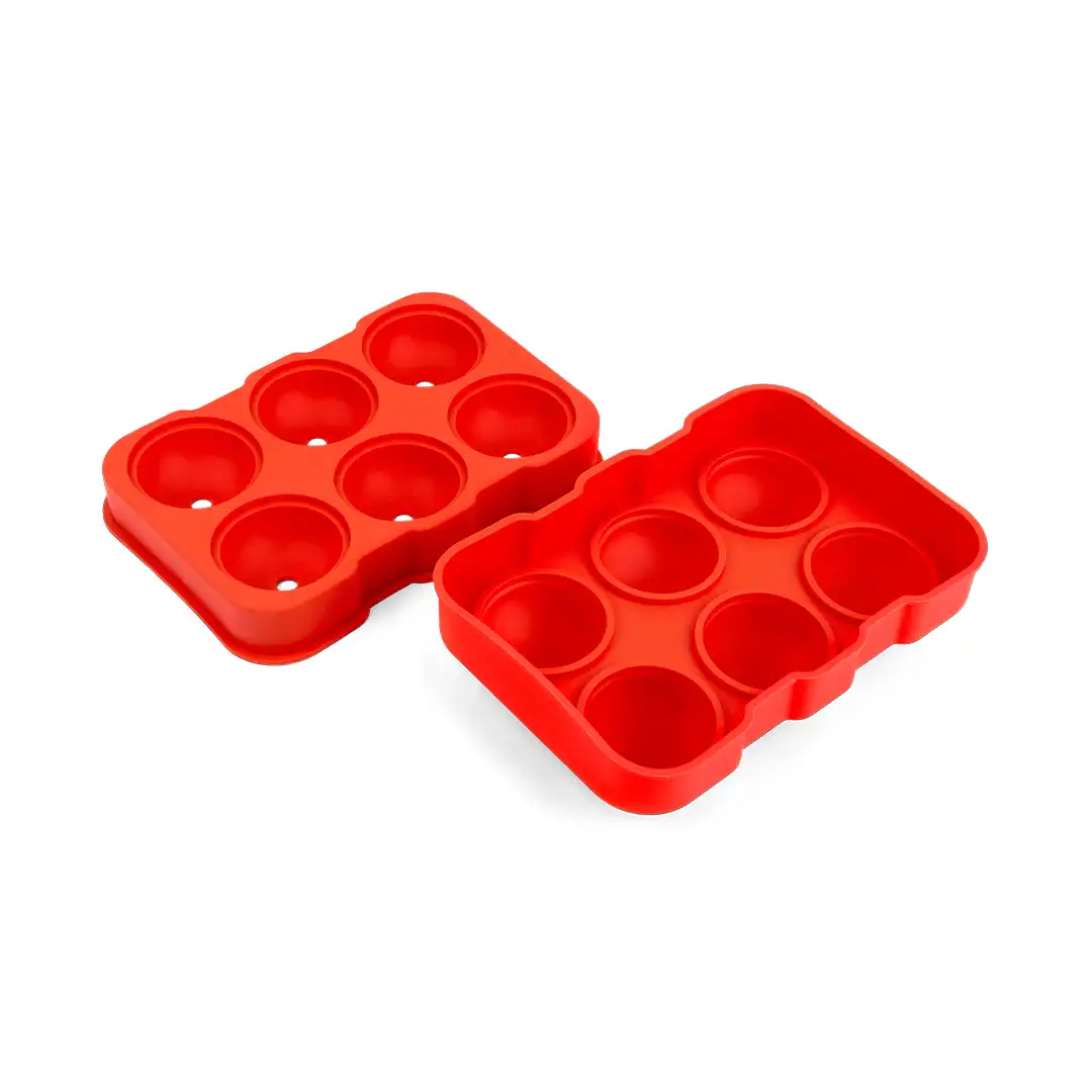 FORMA DE SILICONE PARA GELO ESFÉRICO 6 CAVIDADES