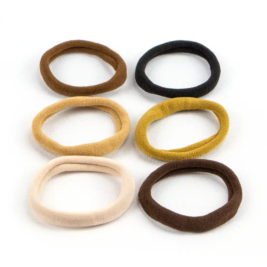 KIT COM 12 PACOTES DE RABICOS DE CABELO – 6 UNIDADES CADA (TOTAL 72 UNIDADES)