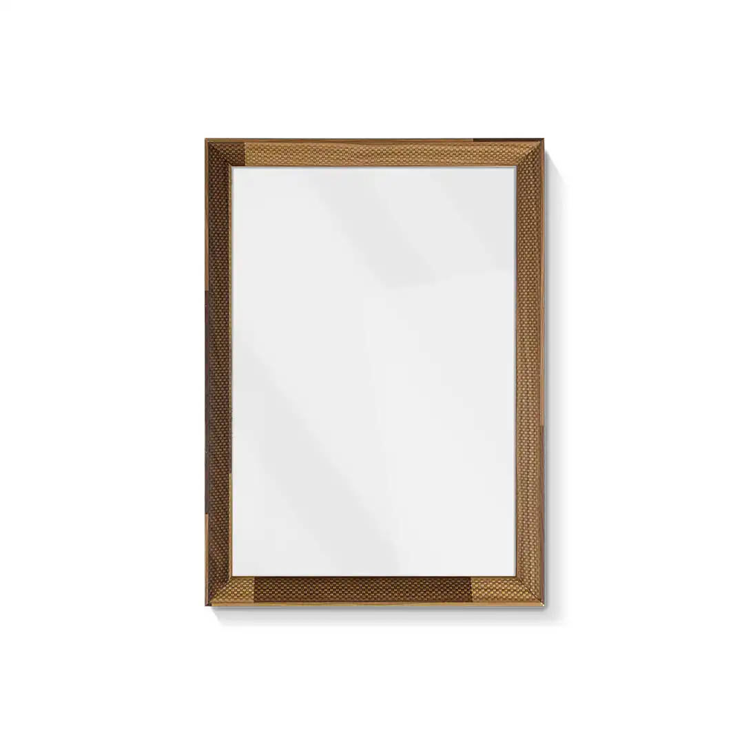 PORTA-RETRATO DECORATIVO A4 EM MDF MARROM COM PROTEÇÃO EM PLÁSTICO