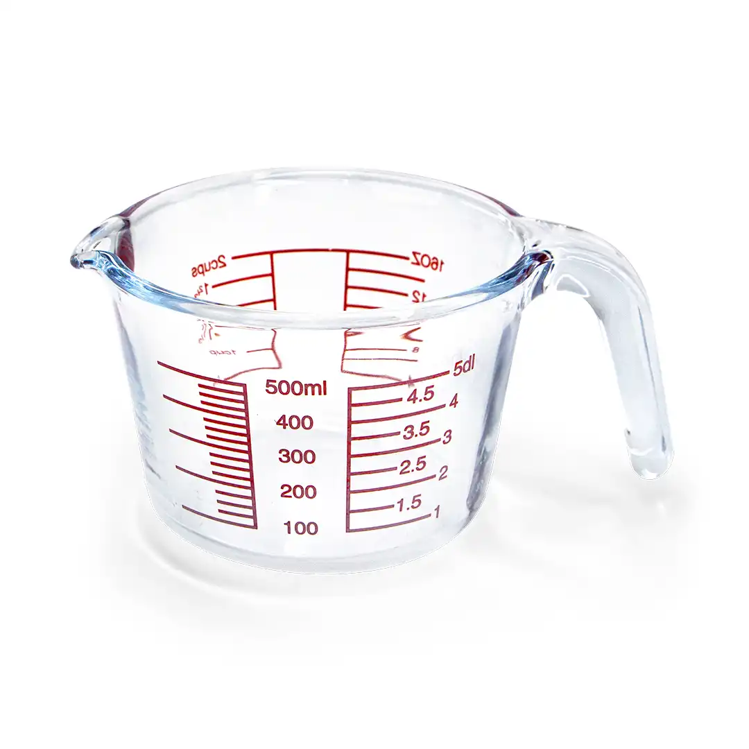COPO MEDIDOR DE VIDRO 500ML