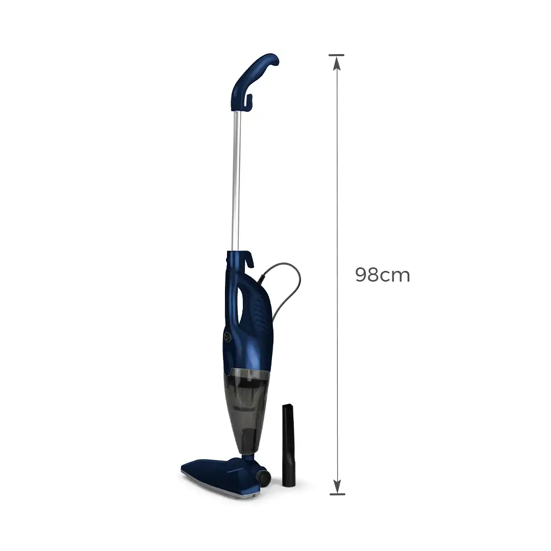 ASPIRADOR DE PÓ 2 EM 1 PORTÁTIL VERTICAL AZUL ESCURO 220V