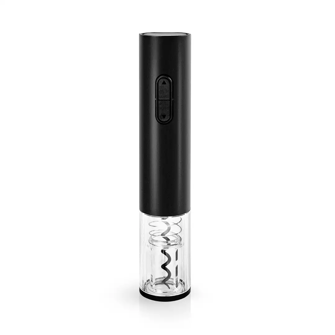ABRIDOR DE VINHO ELÉTRICO AUTOMÁTICO KIT COM 4 PEÇAS – PRETO