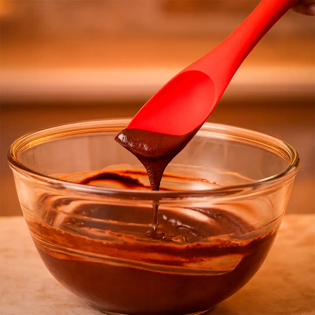 ESPÁTULA DE SILICONE GOURMET – VERMELHA
