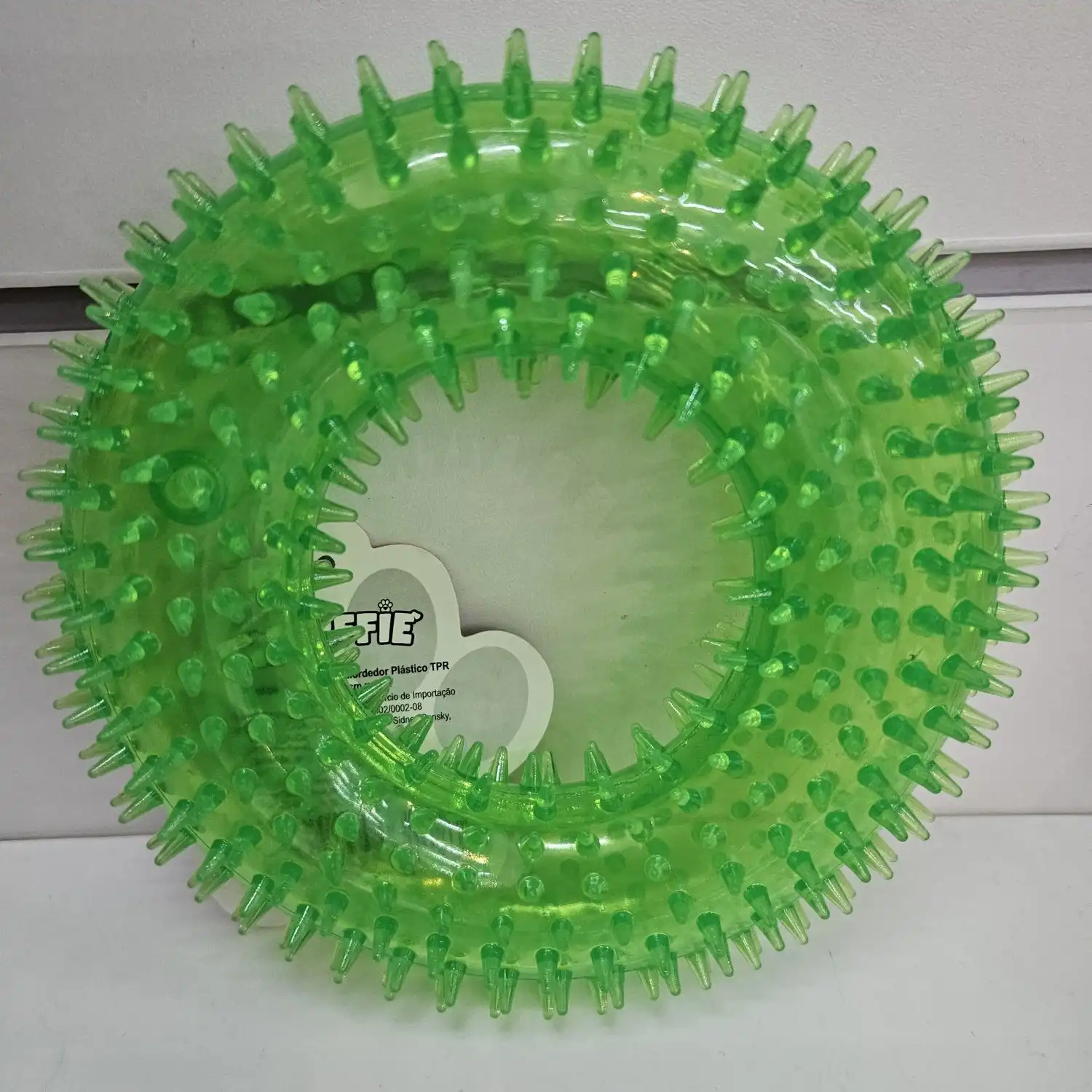 BRINQUEDO MORDEDOR PET ARGOLA COM ESPINHOS