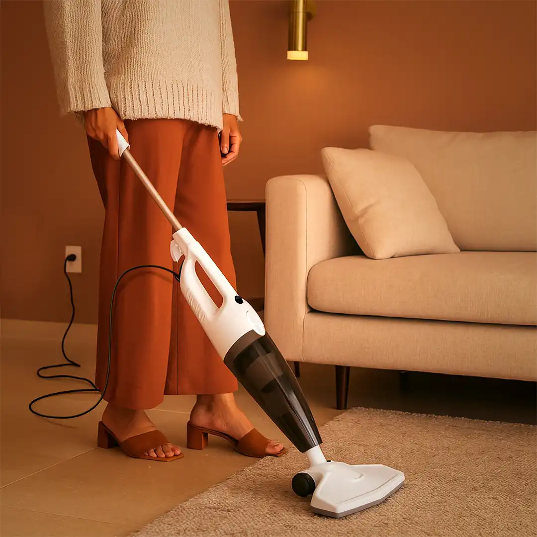 ASPIRADOR DE PÓ 2 EM 1 PORTÁTIL VERTICAL BRANCO 220V