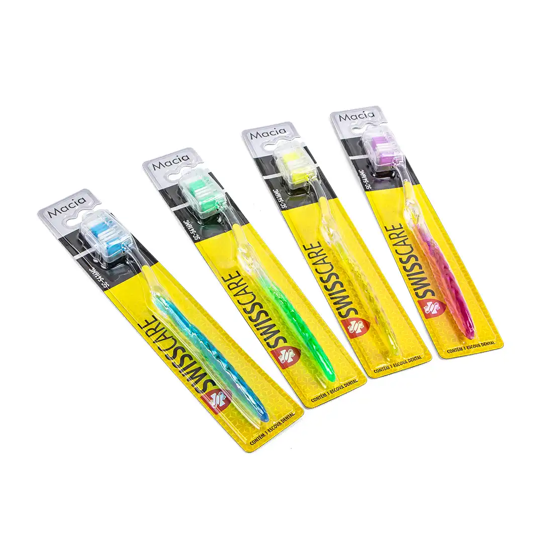 ESCOVA DE DENTE MACIA – KIT 12 PEÇAS