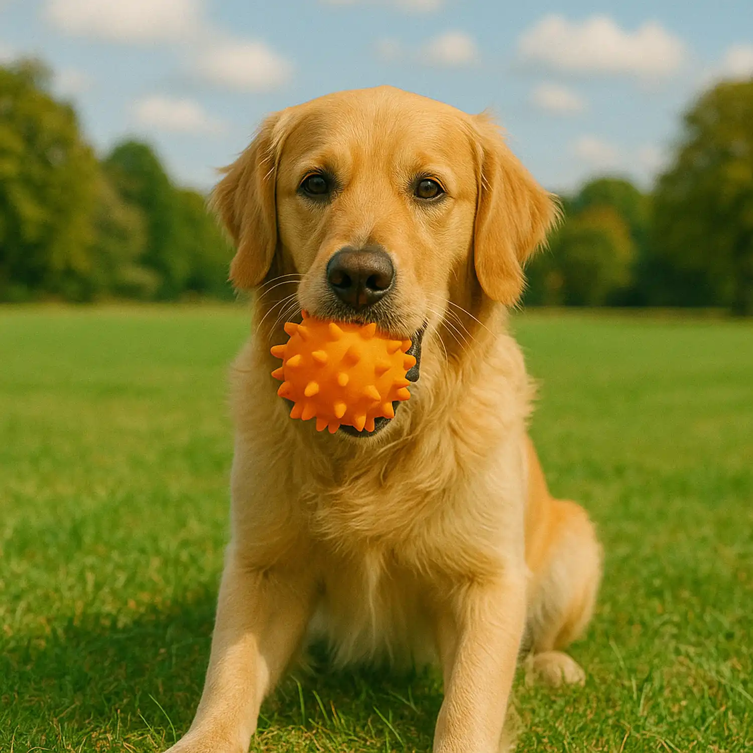 BRINQUEDO MORDEDOR PET BOLA DE ESPINHOS