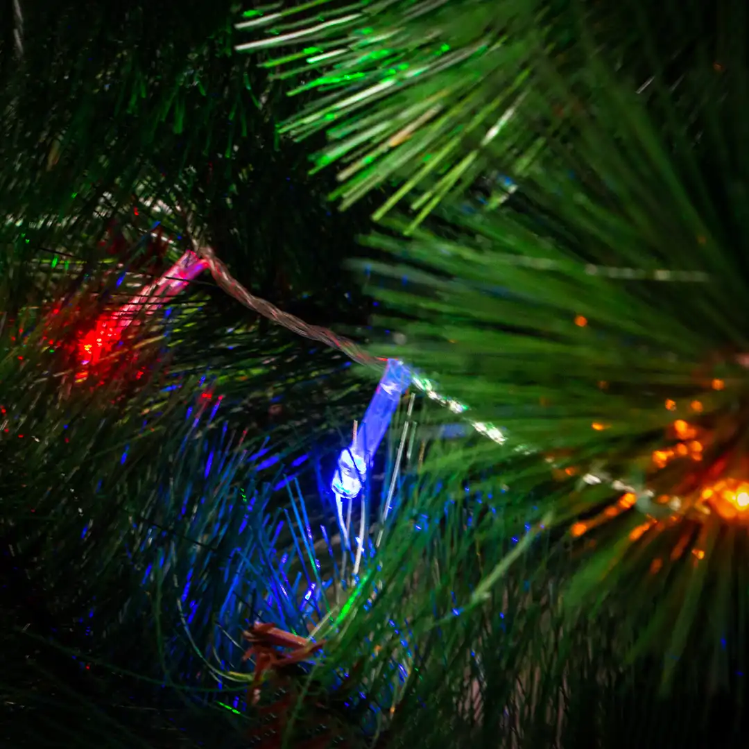 PISCA-PISCA DE NATAL 200 LEDS – COLORIDO 1 FUNÇÃO 14M