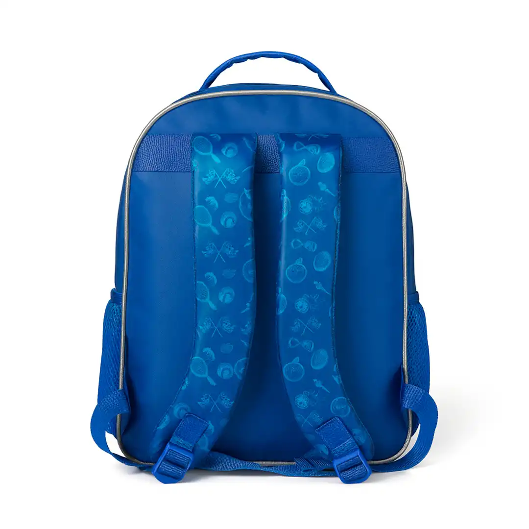 MOCHILA INFANTIL CRAZY SPEED CARRO ESPORTIVO 43CX31CM AZUL