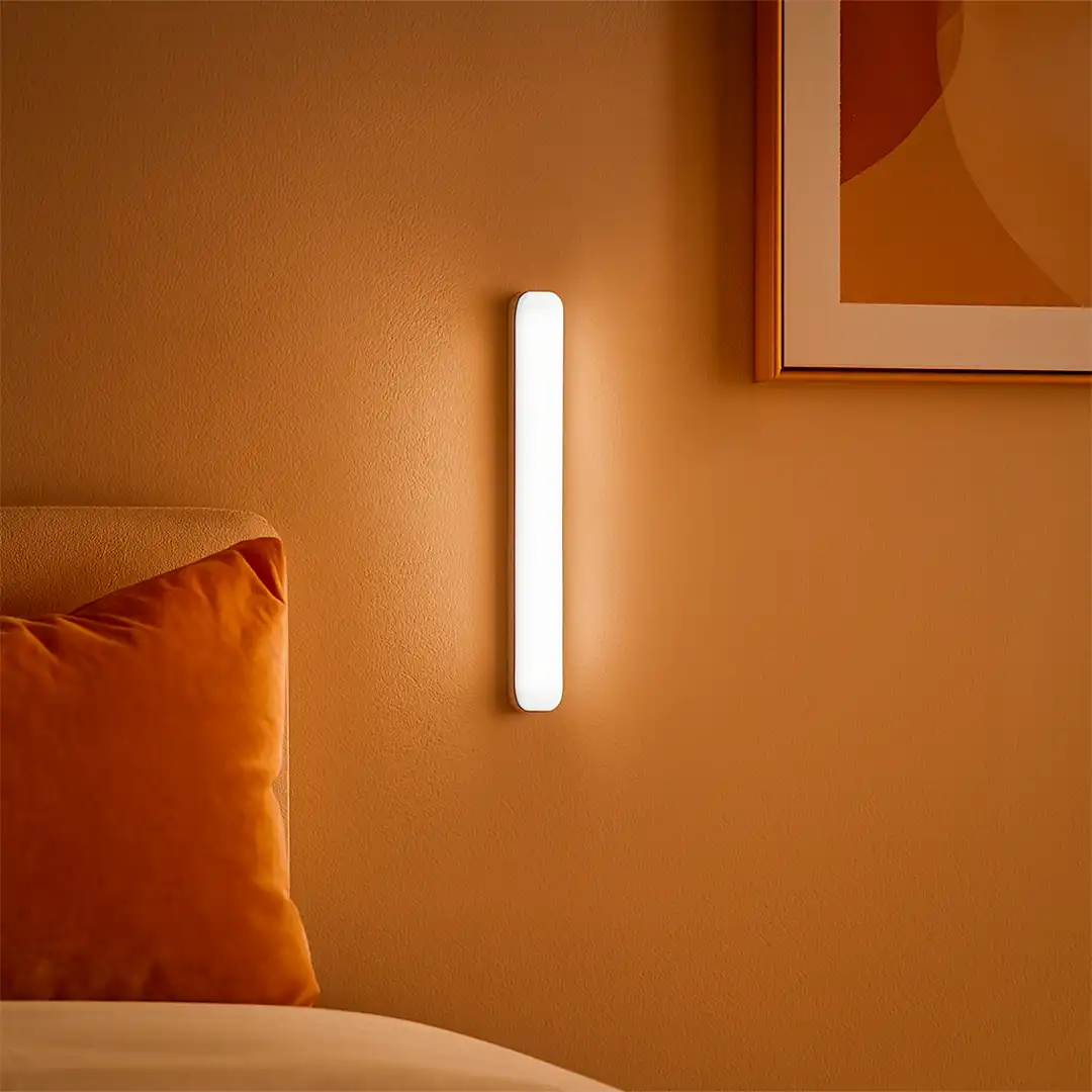 LUMINÁRIA TOUCH RECARREGÁVEL 12 LEDS ALFACELL 28,5CM BRANCA