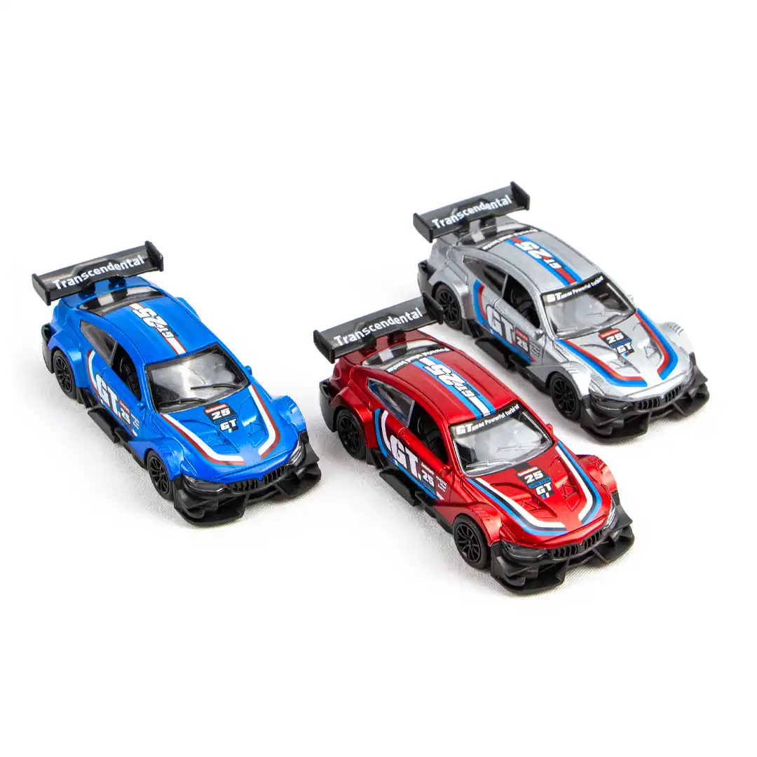 CARRINHO DE BRINQUEDO ESPORTIVO GT PULL BACK