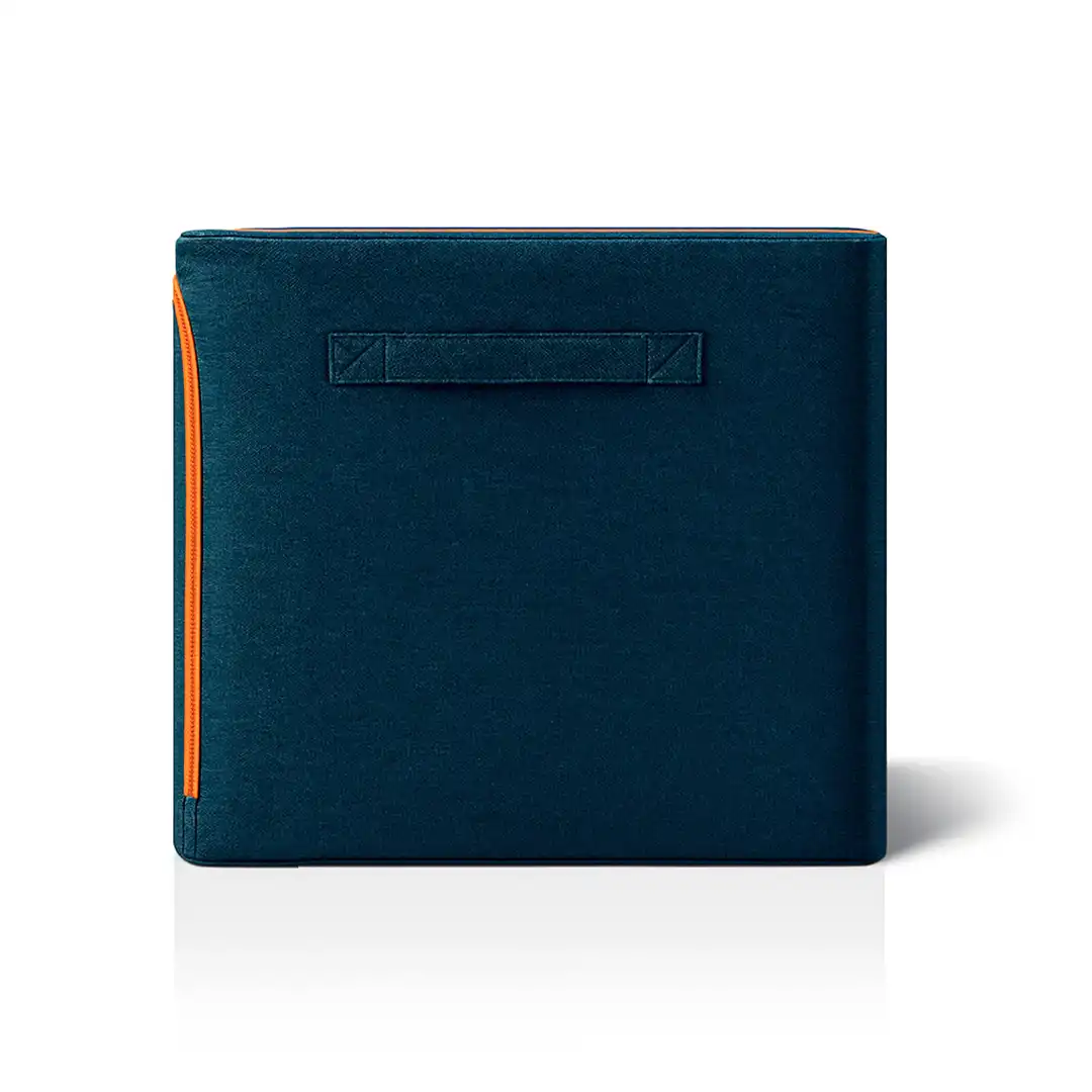 CAIXA ORGANIZADORA COM VISOR EM TECIDO – 50X40X33 cm