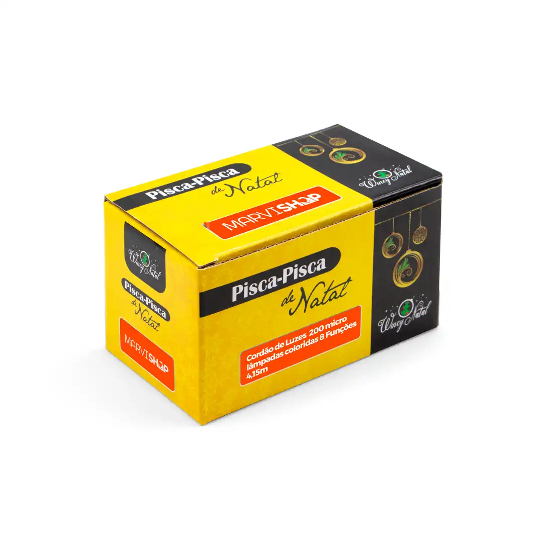 PISCA-PISCA DE NATAL 200 MICRO LÂMPADAS – COLORIDO 8 FUNÇÕES 4,15M