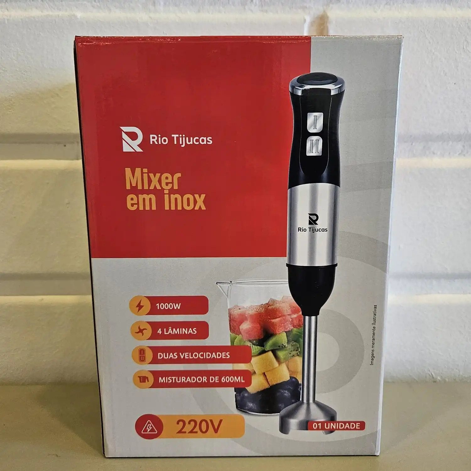 MIXER ELÉTRICO EM INOX 220V