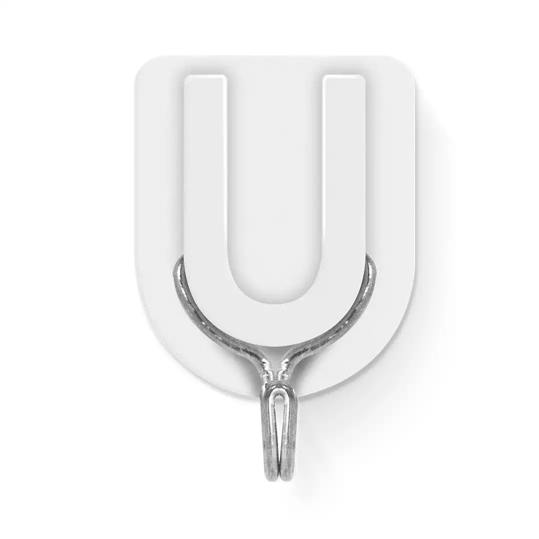 KIT COM 9 GANCHOS ADESIVOS MULTIUSO SUPORTA ATÉ 2KG FIXAÇÃO SEM FUROS