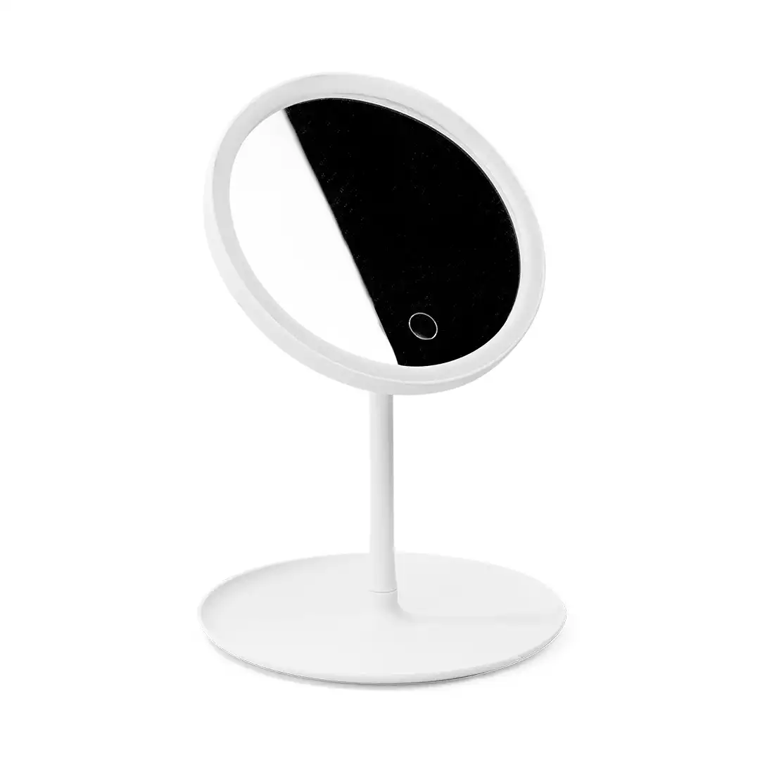ESPELHO DE MAQUIAGEM COM ILUMINAÇÃO LED MODERNO E FUNCIONAL