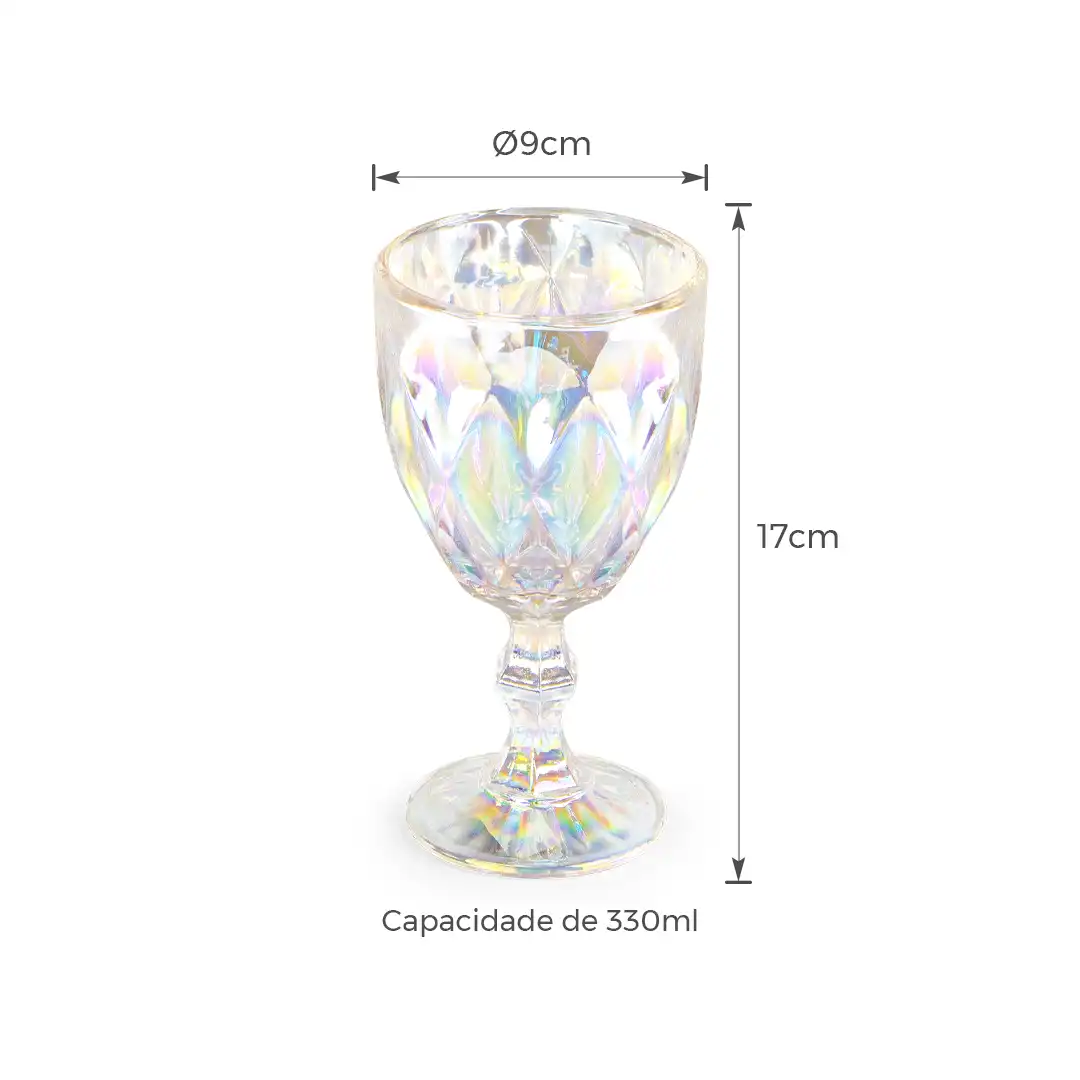 TAÇA DE VIDRO FURTACOR 330ML – CAIXA COM 6 UNIDADES