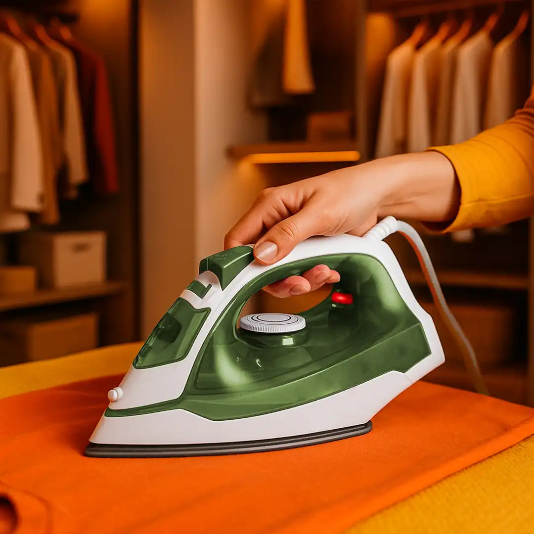 FERRO DE PASSAR ROUPA A VAPOR VERDE 220V