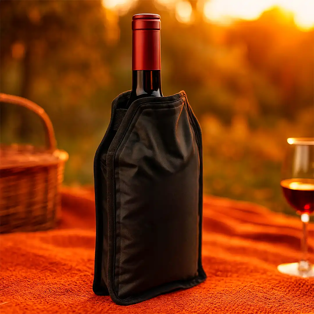 CAPA TÉRMICA DE GEL PARA GARRAFA DE VINHO